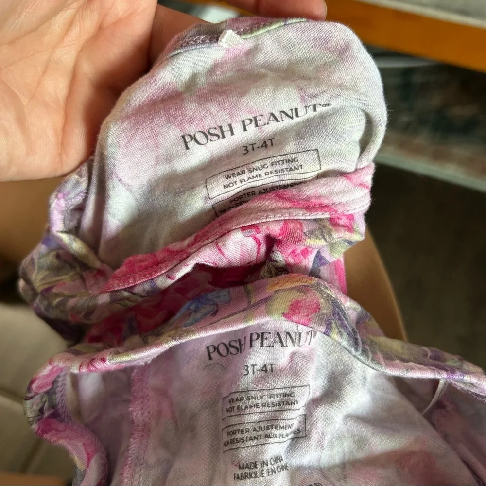 Posh Peanut / Bamboo Classic Pajama Set - Ellery (Floral)